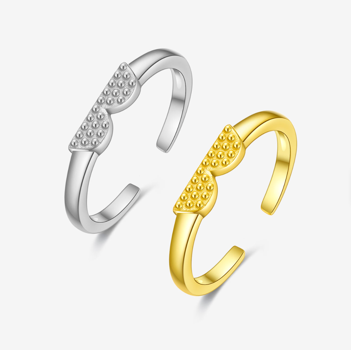 Adjustable Textured Eyewear Ring